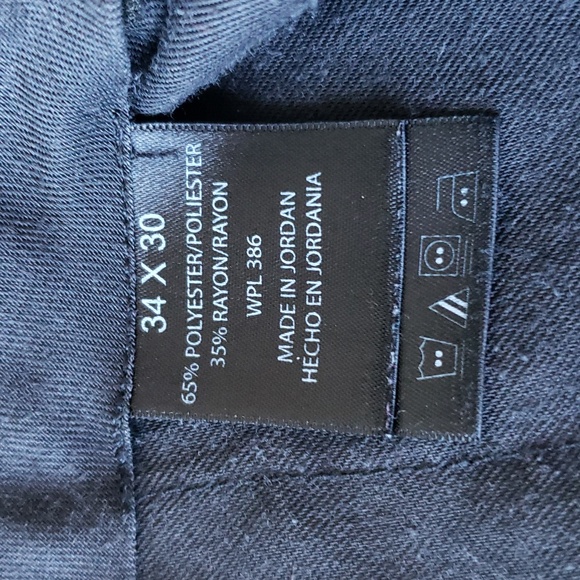 ☕ Kenneth Cole Reaction Pleated Pants 34 x 30 - Picture 5 of 8